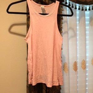 Free people pink racerback tank